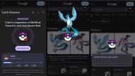How to catch rare Legendary Pokemon in Google Search game (Image via Google // The Pokemon Company)